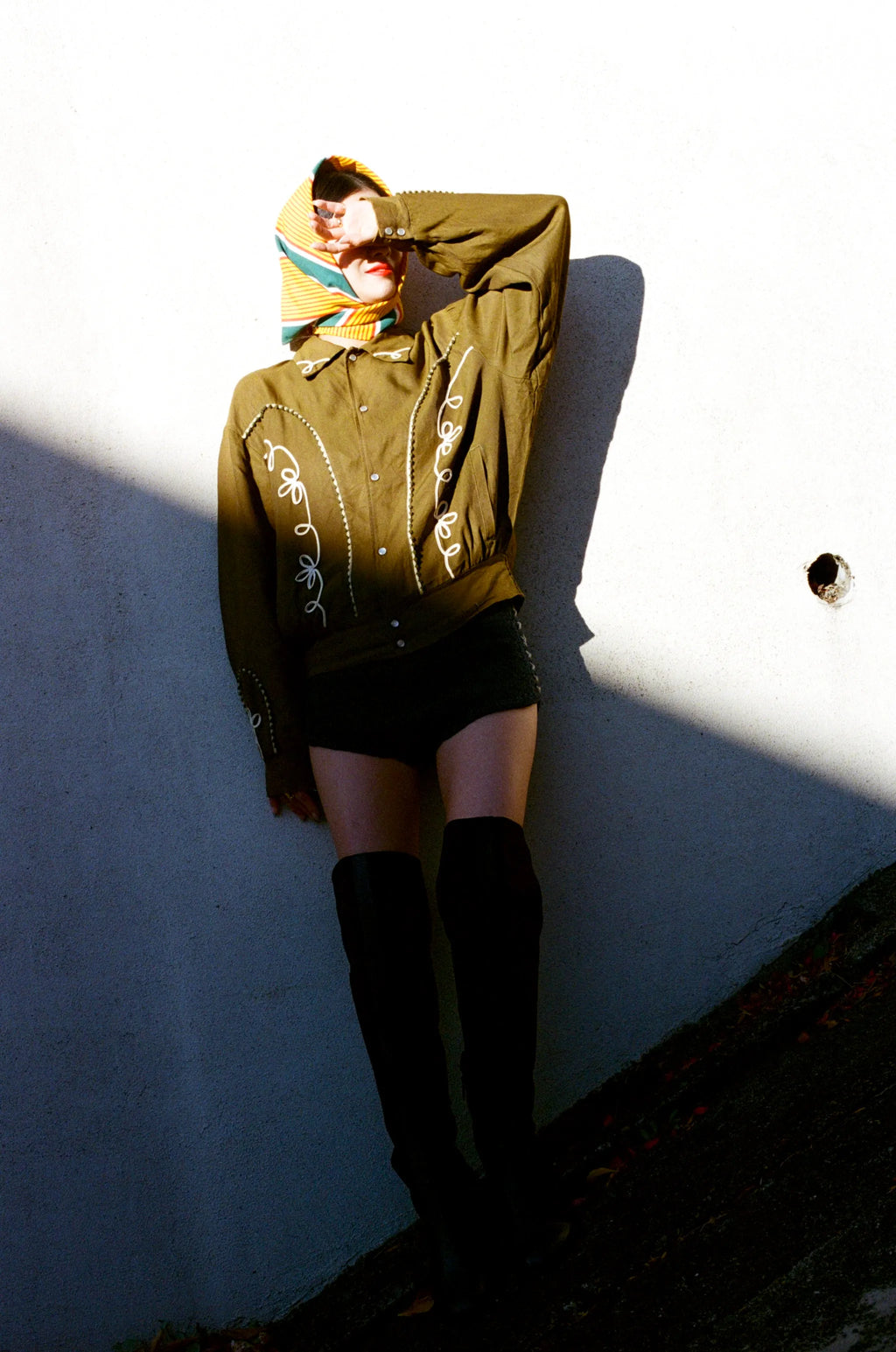 風呂敷〈黄×緑〉｜wanonuno （E紬／70cm角・両面プリント）