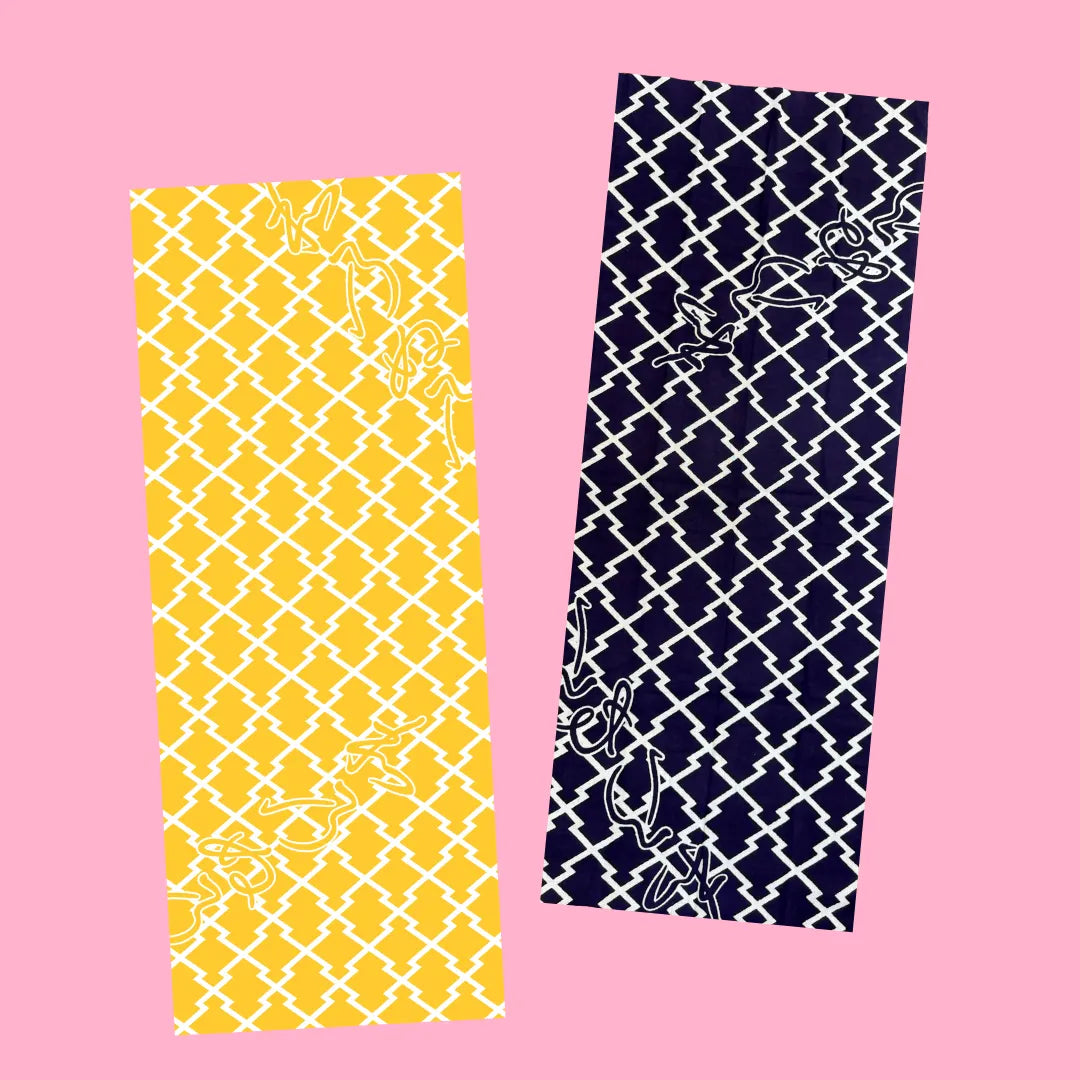 注染TENUGUI 〜二代目（松皮菱柄）〜｜wanonuno （文生地／34× 90 cm）