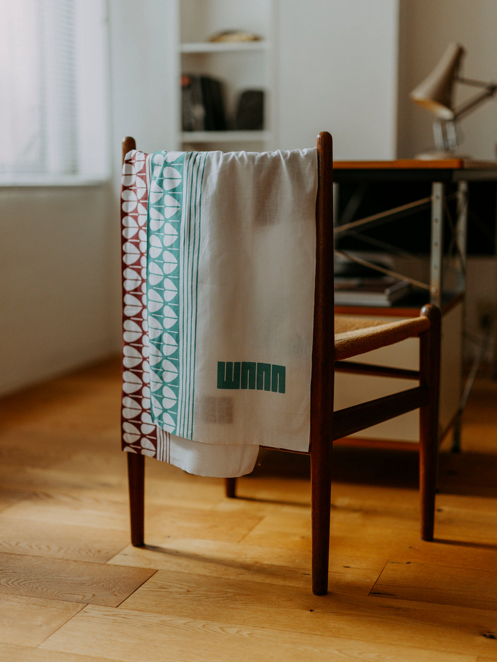 注染手ぬぐい 〜初代（猪目柄）〜｜wanonuno（岡生地／35 × 90 cm）