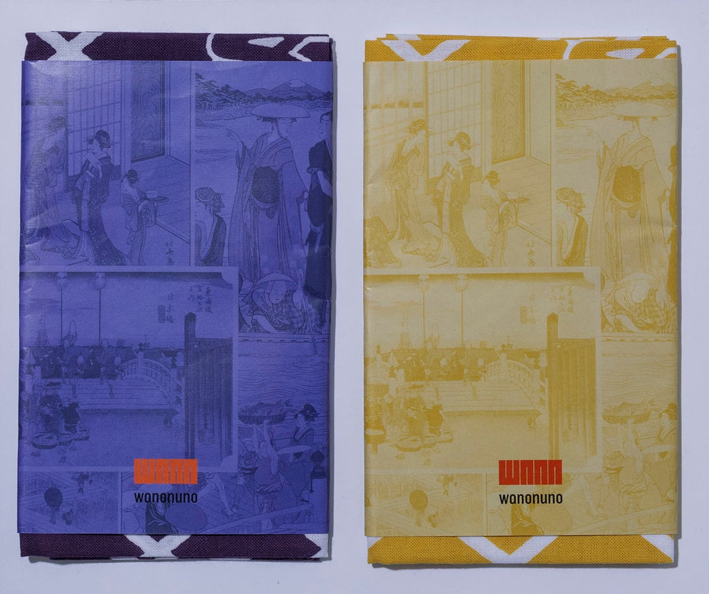 注染TENUGUI 〜二代目（松皮菱柄）〜｜wanonuno （文生地／34× 90 cm）