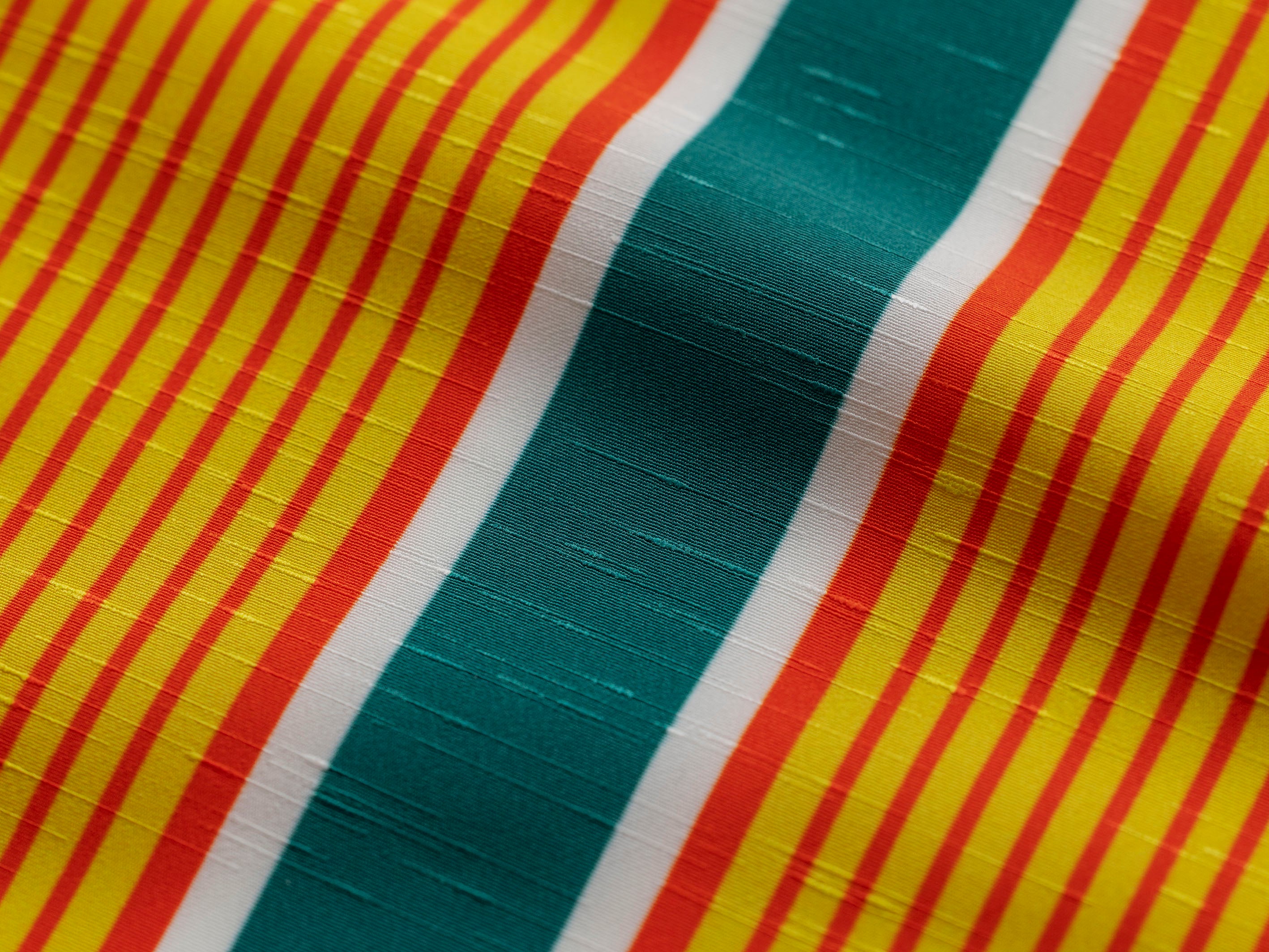 風呂敷〈黄×緑〉｜wanonuno （E紬／70cm角・両面プリント）